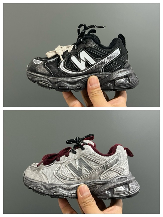 530 Cut N Fleece Lined Two-Lace Vintage Sneakers for Kids 2 colors 29011431