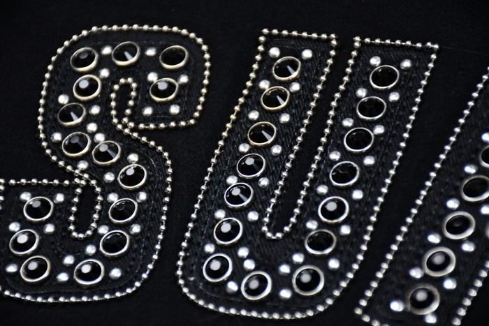1:1 quality version B.BSIMON Co-branded Rhinestone Logo Zip Up Hoodie 3 colors 29082083