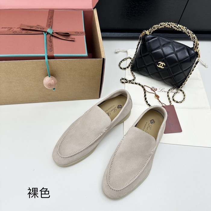 1:1 quality version Summer Walk Double-Layer Cowhide Flat Shoes 15 colors 28700726
