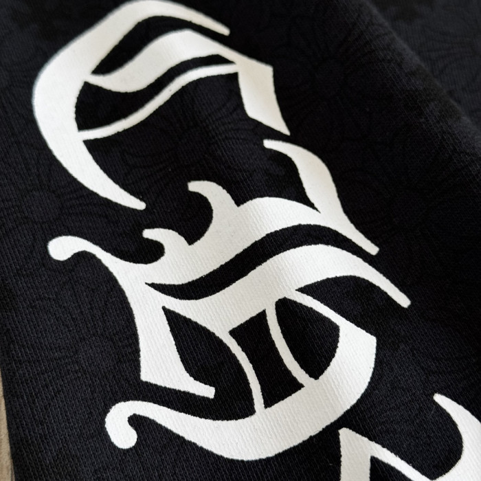 1:1 quality version Full-printed dark cross side Sanskrit printed sweatpants 2 colors 28782505