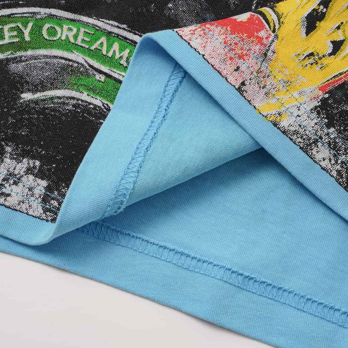 Racing Helmet Kid Print Washed Tee 2 colors 29047380
