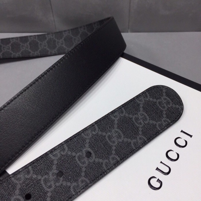 Classic Full Leather Embossed Steel Belt Buckle Waist Belt【Width 3.8cm】 28549085
