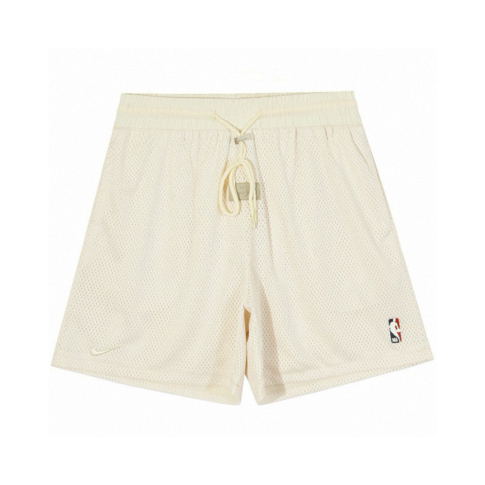 Tripartite Co-branded Embroidered Small Logo Drawstring Mesh Shorts 2 colors 29085240