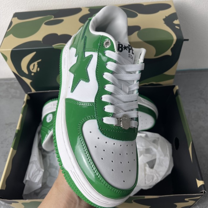 1:1 quality version Air Force Ape Head Patent Leather Clash Board Shoes