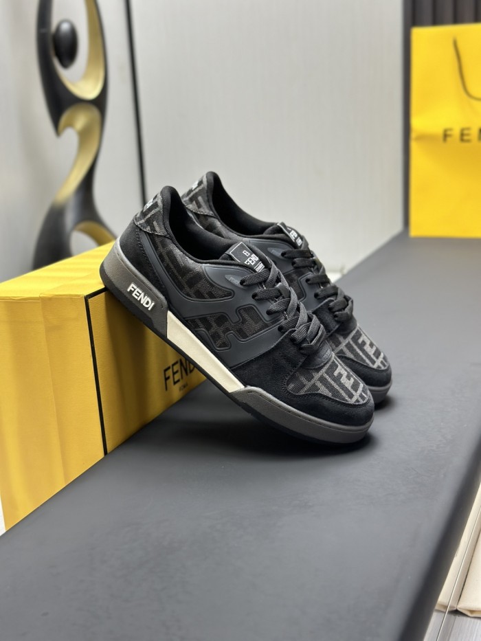 1:1 quality version 28295045 Dark Stripe FF Patchwork Sneakers 8 colors