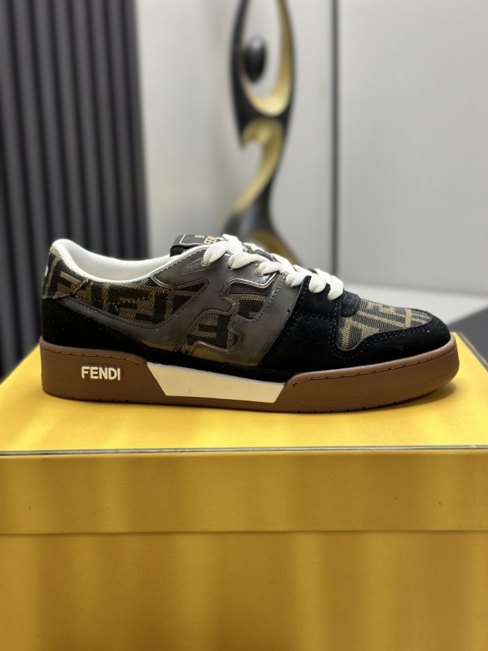 1:1 quality version 28295045 Dark Stripe FF Patchwork Sneakers 8 colors