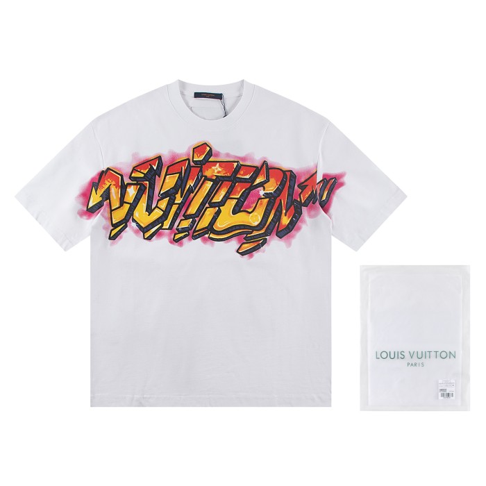 28118253 Letter Print tee 2 colors