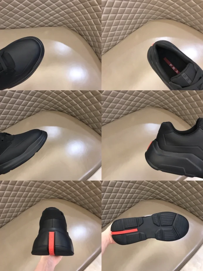 PR@DA@ POLARIUS LOW-TOP SNEAKERS   PRD040