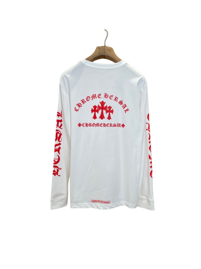 1:1 quality version Cotton Sanskrit Sleeve Detail Crew Neck Long Sleeve T-Shirt 28938200