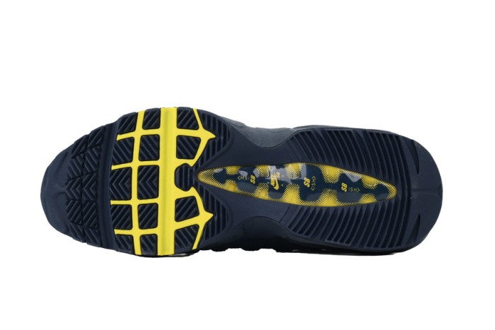 [plus-size shoes]Air Max 95 Obsidian Speed Yellow Running Shoes 28972974