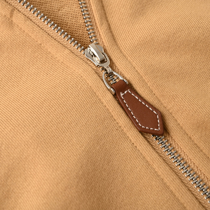 1:1 quality version Plaid Patchwork Zipper Hoodie 3 colors  28478620
