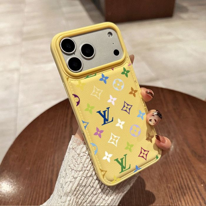 Colorful Logo Printed Leather Pattern Phone Case 7 colors 28678806