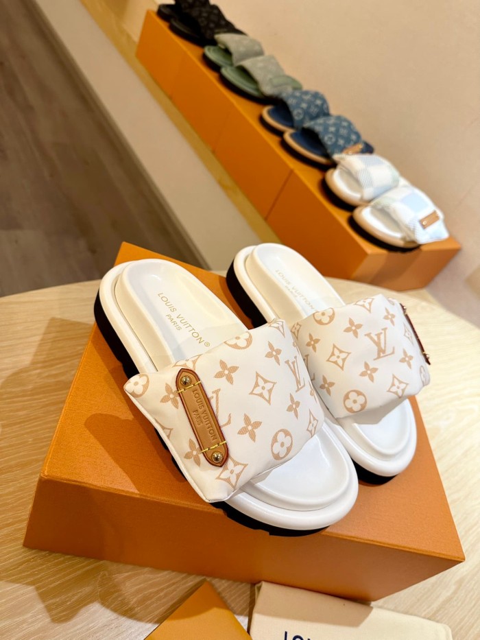1:1 quality version 3D Logo Floral Velcro Sandals 10 colors 28661452