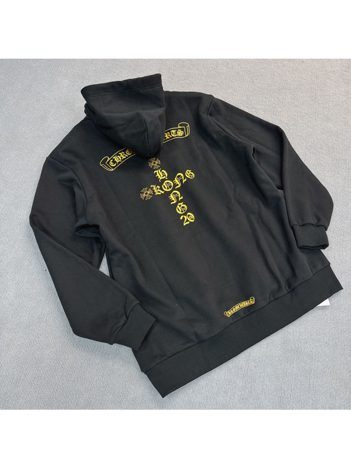 1:1 quality version Hong Kong Limited Ink & Gold Print Hoodie