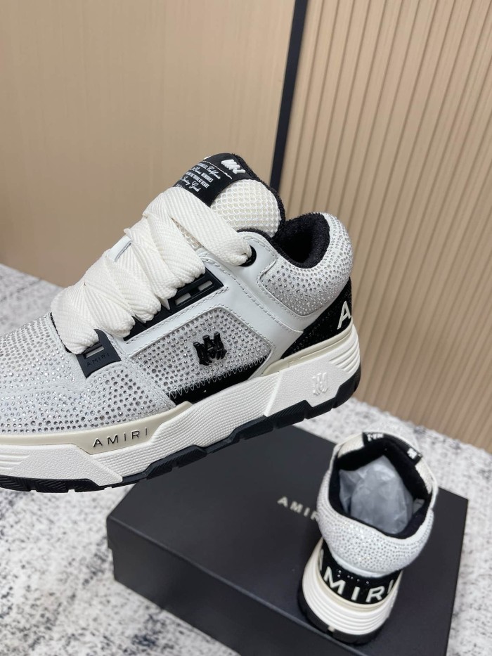 1:1 quality version Colorblocking full rhinestone low top thick bottom sneakers 8 colors 27632830