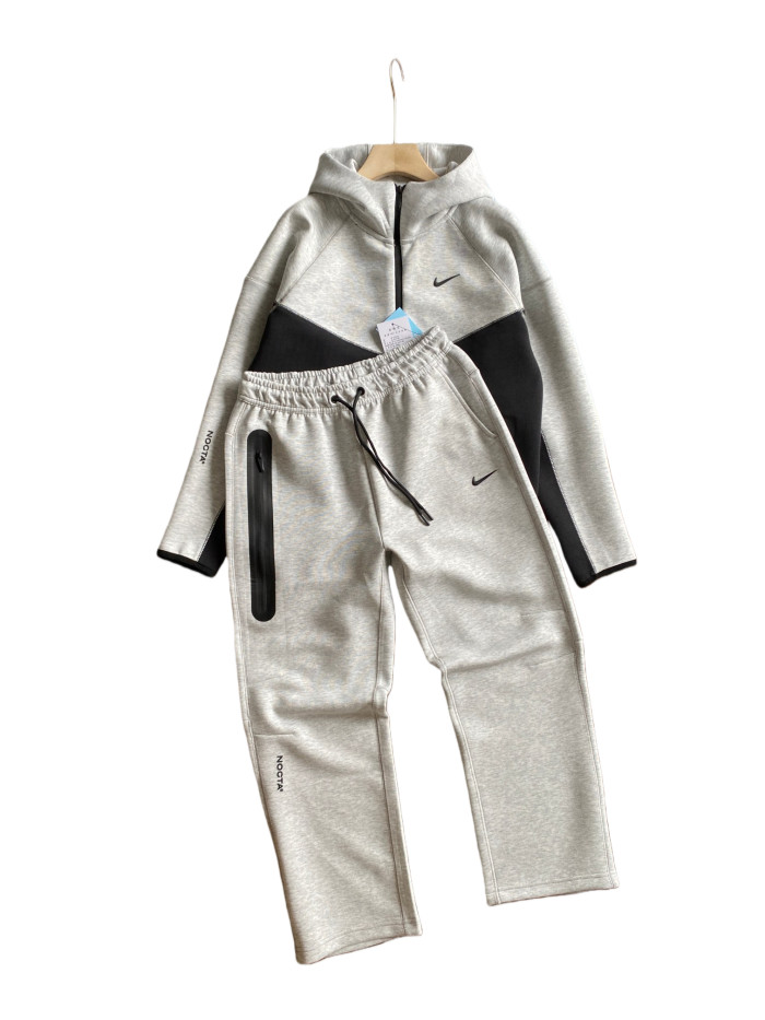 FD8454 Color-Blocked Zipper Sports Hoodie & Pants Set 6 colors 28602588