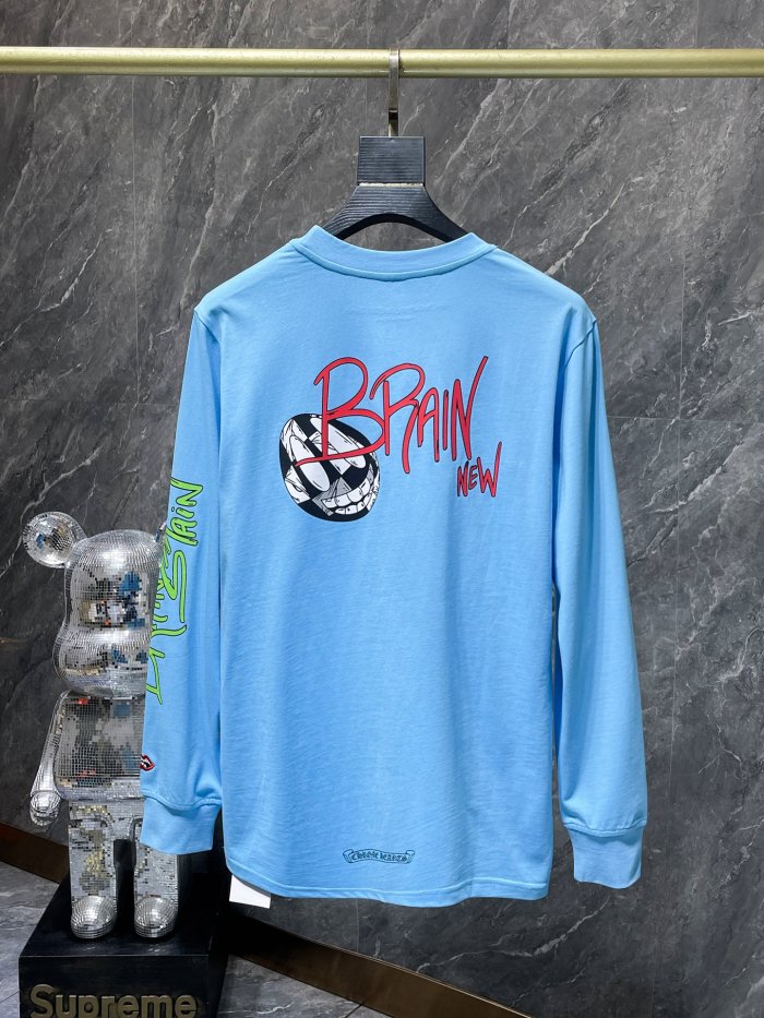 Matty Graffiti Blue Long Sleeve T-Shirt