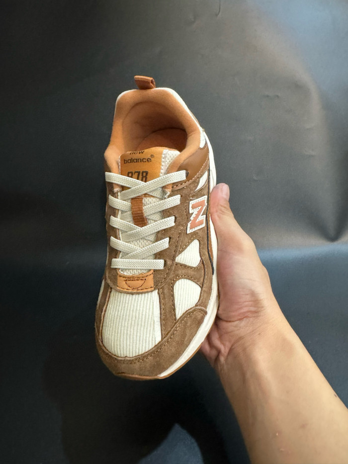 878 Elastic Lace Retro Dad Sneakers for Kids 6 colors 29011048