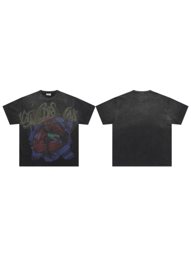 Vale Forever Bald muscle man Print Tee