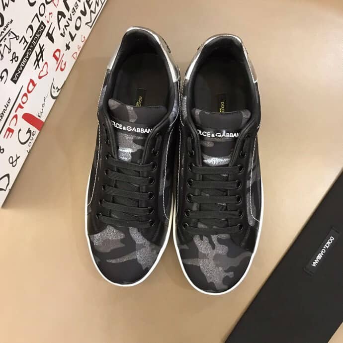 DOLCE    G@BB@N@ PRINTED LOW-TOP TRAINERS   DG10
