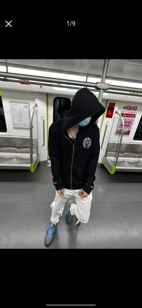 1:1 quality version Rubber Print Zip-Up Hoodie 28938300