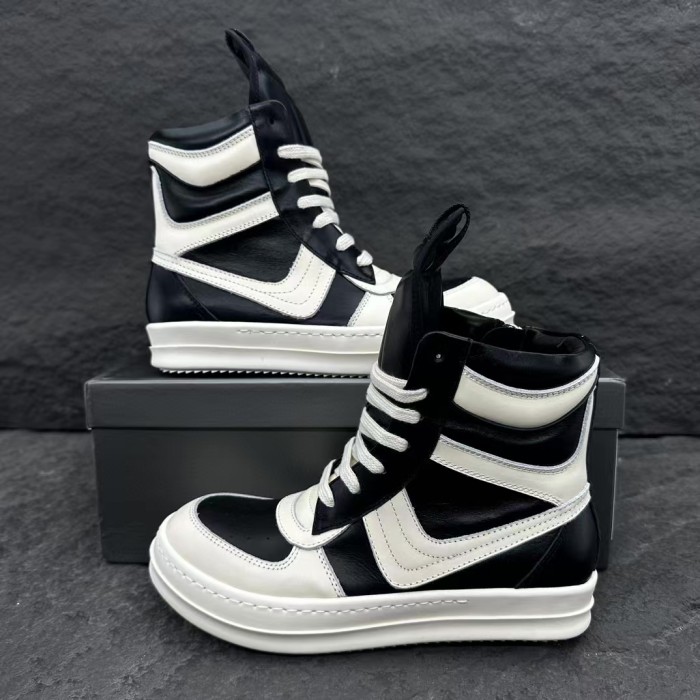 1:1 quality version Big Hook Inverted Triangle Thick Sole High Top Boots