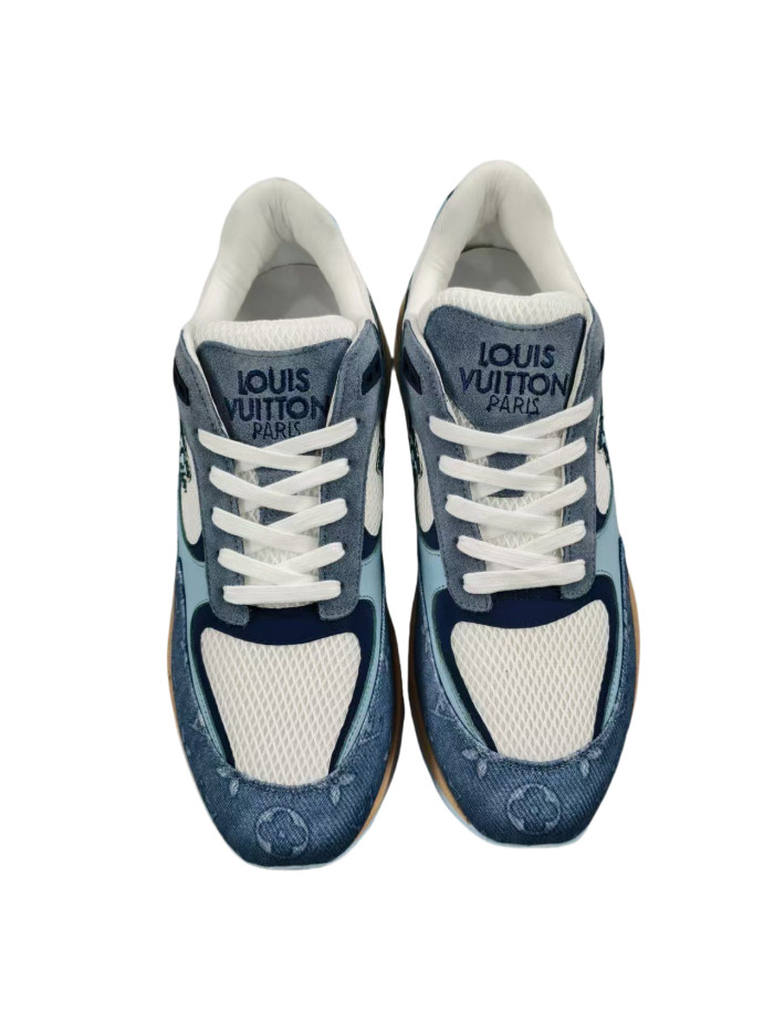 1:1 quality version Comet Tail Embroidered Monogram Lace-Up Running Shoes 3 colors