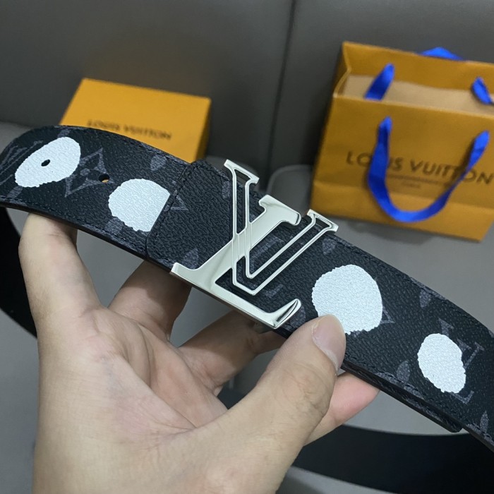1:1 quality version 27963030 Hand Painted Polka Dot Belt 3 colors