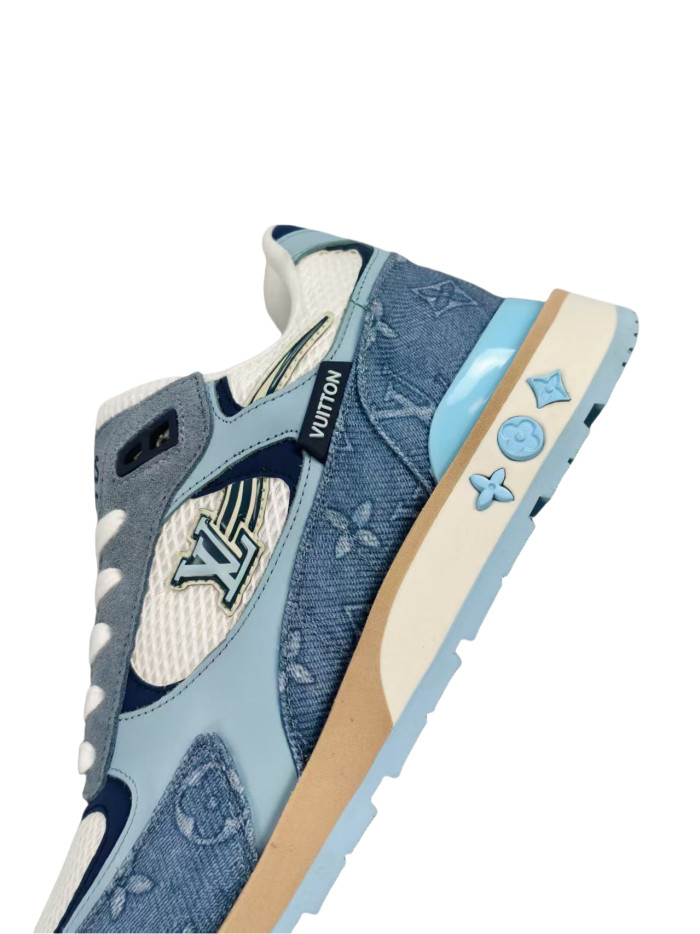 1:1 quality version Comet Tail Embroidered Monogram Lace-Up Running Shoes 3 colors