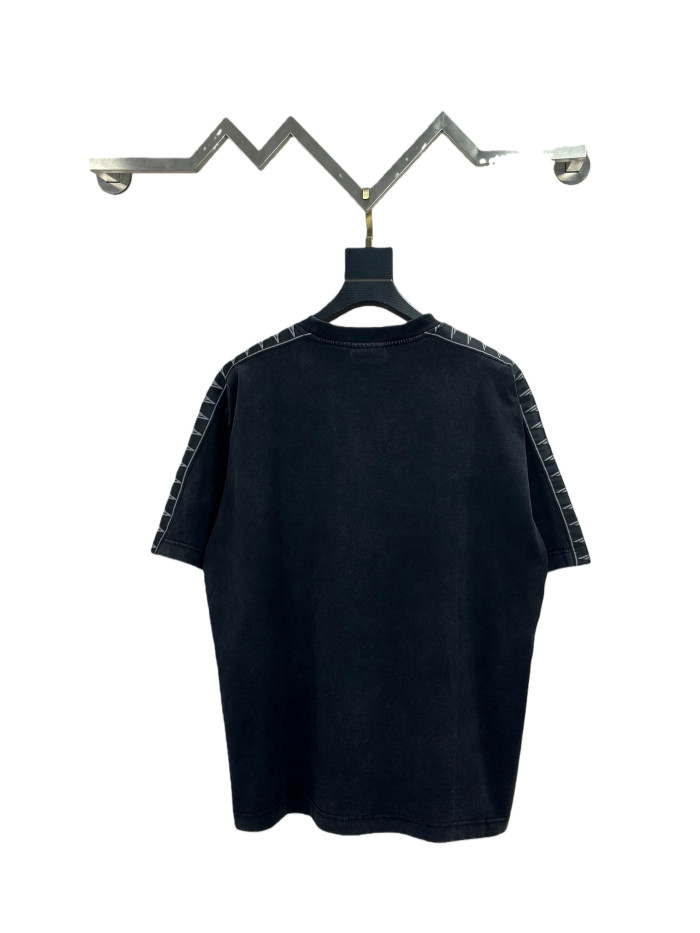 1:1 quality version 3M Sleeve Edge Webbing Washed Version Tee 2 colors 28791740