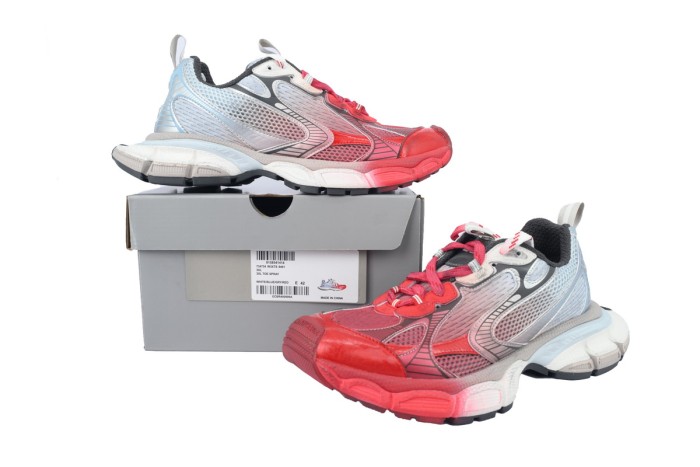 [plus-size shoes] 1:1 quality version 3XL Gradient Mesh Paneled Mid-top Chunky Sneakers 2 colors 28997843