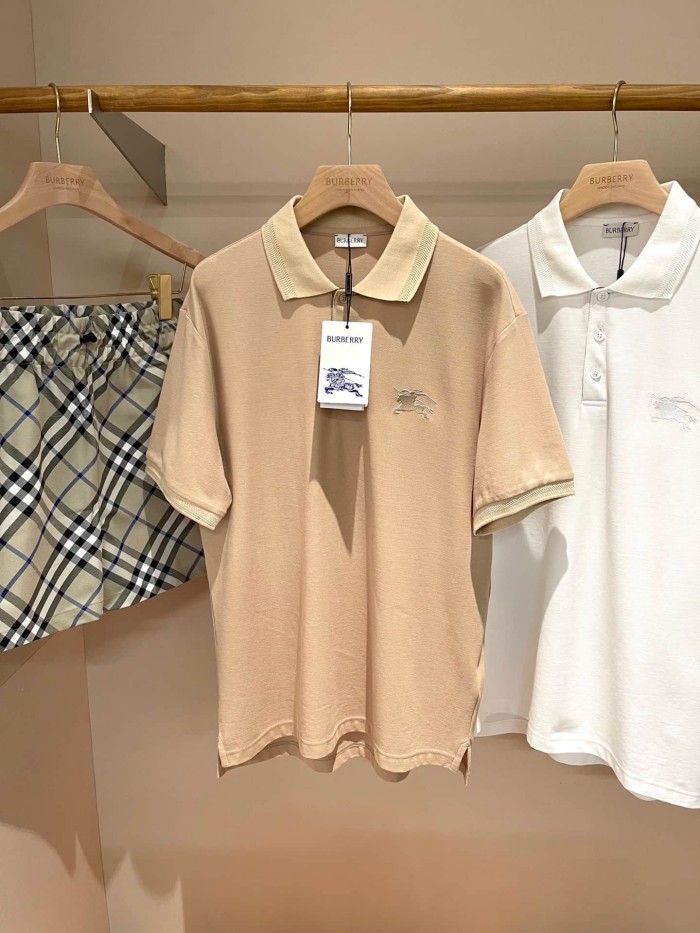 1:1 quality version Check Placket Embroidered Polo Tee 8 colors 29069300