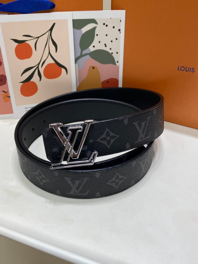 Silver Openwork Letter Buckle Belt【Width 3.5 cm】28523793