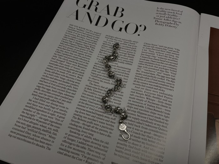 Crocus Heart Crucifix Bracelet
