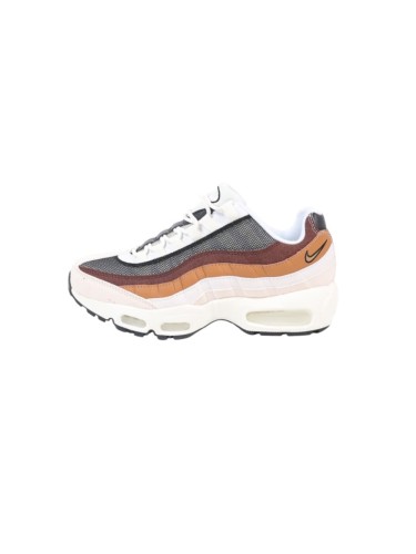 [plus-size shoes]Air Max 95 Brown Beige White Gradient Air Cushion Casual Sneakers 29065327