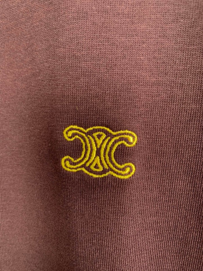 1:1 quality version Embroidered Logo Tee 3 colors 28750250