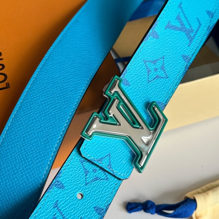 1:1 quality version 28197155 Two-Tone Monogrammed Buckle Belt 14 colors