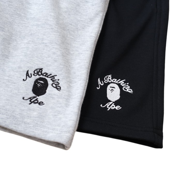 Ape Head Embroidered Terry Sweat Shorts for Kids 2 colors 29006155