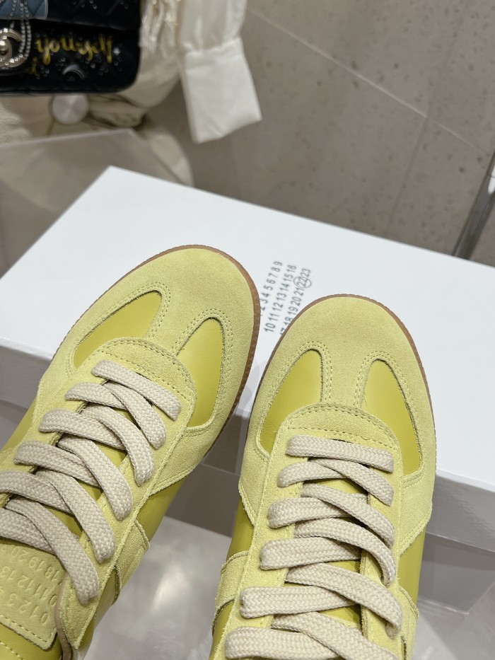 1:1 quality version M@ison 28294758 Leather Patchwork Derby Shoes 39 colors