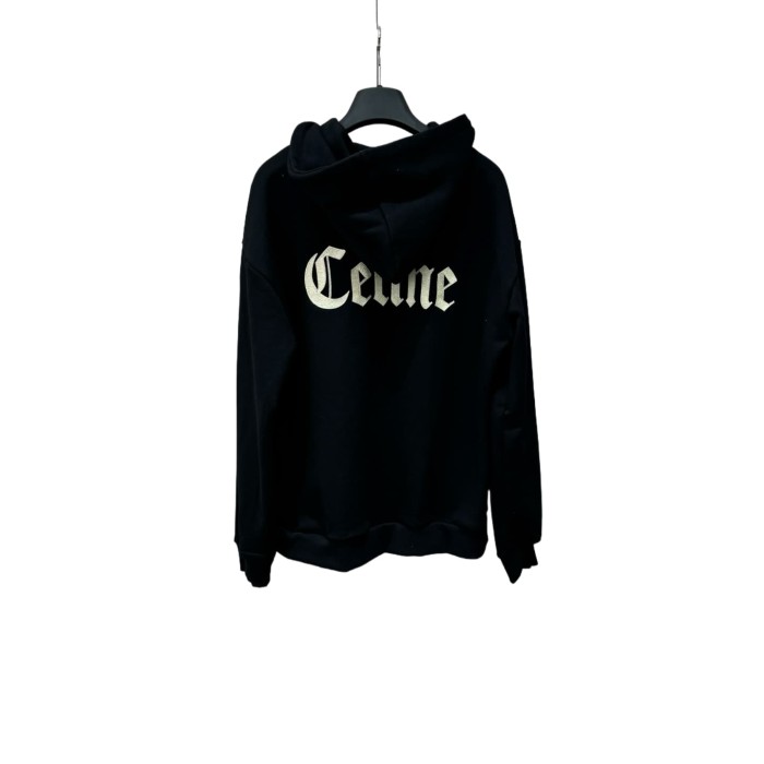 1:1 quality version embroidered zipper hoodie 28491781