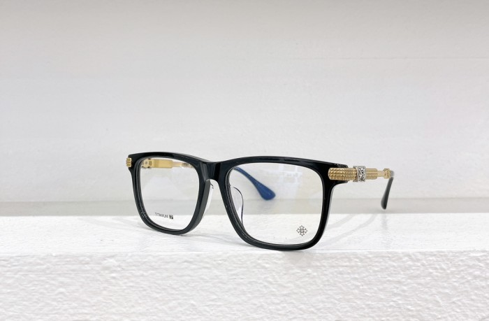 1:1 quality version Crucifix Embellished Lightweight Square Frame Glasses 4 colors