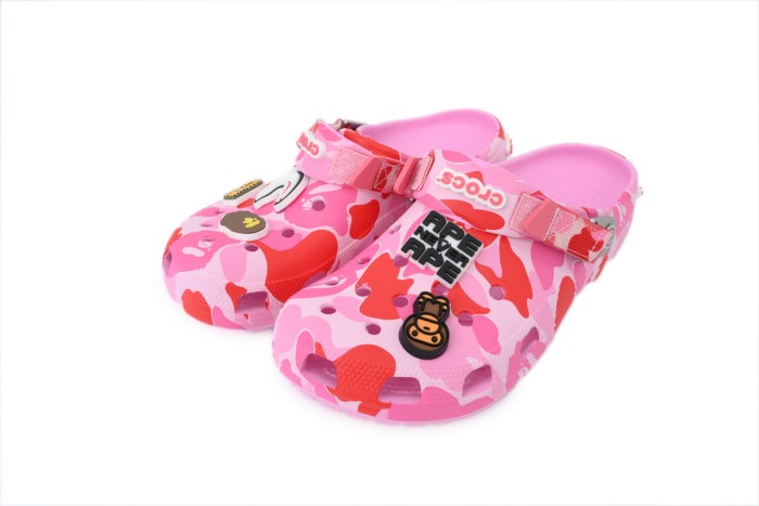 1:1 quality version Classic Clog Pink Abc Camo Limited Clogs Shoes 4 colors 28969186