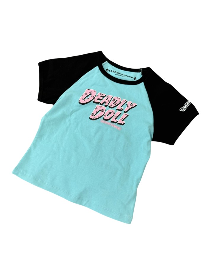 1:1 quality version 27975224 Colorblock Print Tee for girls