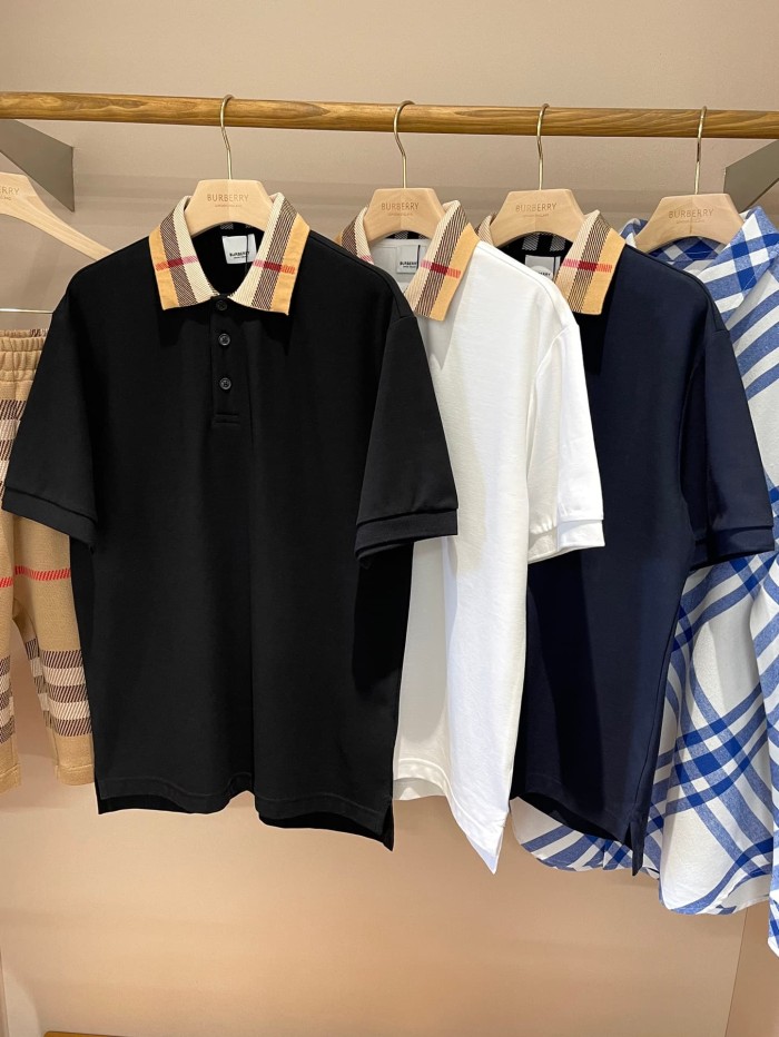 1:1 quality version Classic Check Collar Polo Tee 4 colors 29069301
