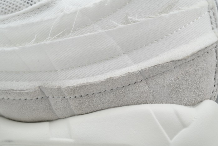 [plus-size shoes] 1:1 quality version Cdg X Nike Air Max 95 White Retro Running Shoes 3 colors 28969378