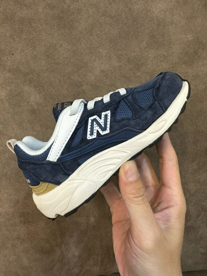 878 Elastic Lace Retro Dad Sneakers for Kids 6 colors 29011048
