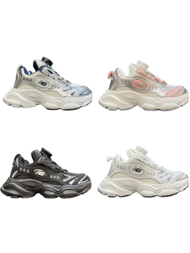 Mesh Rotating Button Dad Shoes Running Shoes for Kids 4 colors 29018042