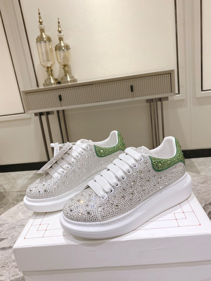 1:1 quality version All over diamonds Colorblocked sneakers for girls 11 colors