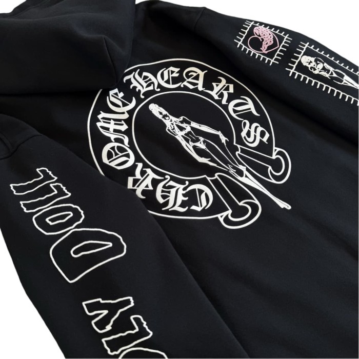 1:1 quality version Deadly Doll Collaboration Horseshoe Beauty Print Zipper Hoodie 28755496