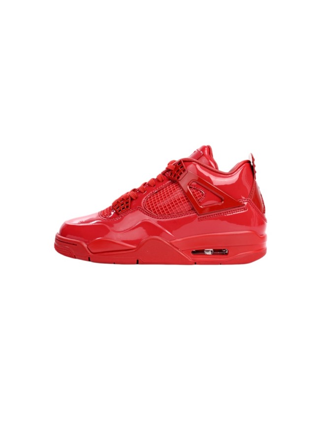 [plus-size shoes]Air Jordan 4 Retro Red Lacquer Leather Basketball Shoes 2 colors 28972824